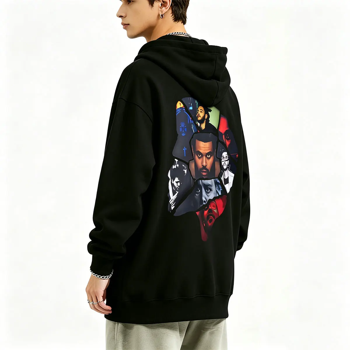 Rapper The Weeknd Album Cover Big Face Graphic Hoodie Men Women Hip Hop Fashion Pop Music Streetwear Male Vintage Casual Hoodies
Rapper The Weeknd Album Cover Big Face Graphic Hoodie Men Women Hip Hop Fashion Pop Music Streetwear Male Vintage Casual Hoodies