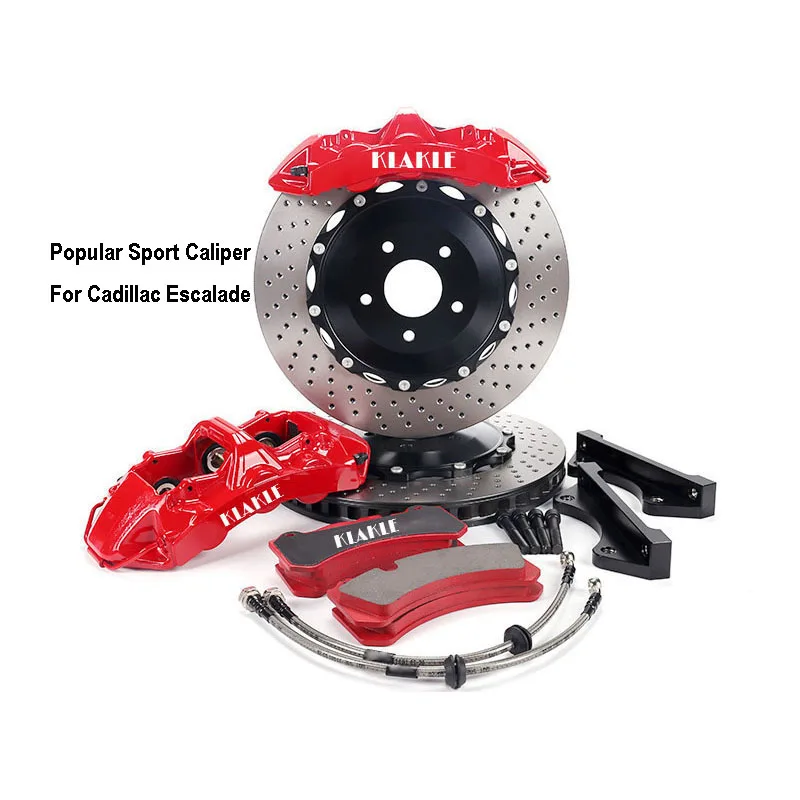 KLAKLE Racing Modified Car Brake System GT6 Brake Caliper 380*34mm Disc For Cadillac Escalade
KLAKLE Racing Modified Car Brake System GT6 Brake Caliper 380*34mm Disc For Cadillac Escalade