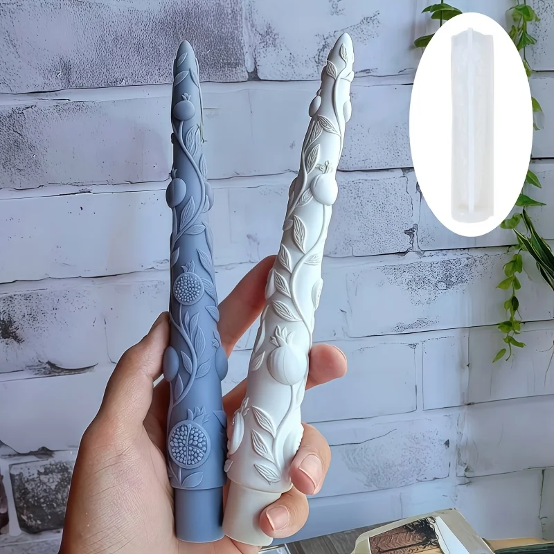 Pomegranate Lace Flower Relief Long Candle Silicone Mold Pomegranate Tengman Relief Long Rod Cylindrical Resin Gypsum Molds
Pomegranate Lace Flower Relief Long Candle Silicone Mold Pomegranate Tengman Relief Long Rod Cylindrical Resin Gypsum Molds