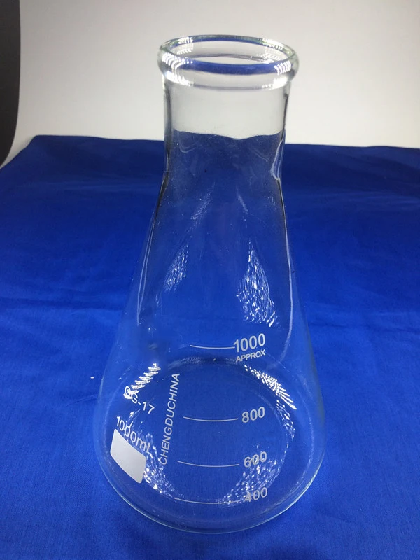 1000ml,Glass Erlenmeyer Flask,glass conical flask,wide neck ,Laboratory glassware
1000ml,Glass Erlenmeyer Flask,glass conical flask,wide neck ,Laboratory glassware