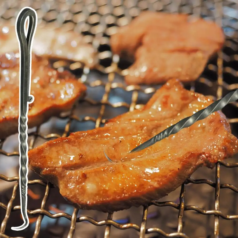 Bbq Food Flipper Rustic Bbq Tool Rustic Bbq Meat Turner Hook Set for Grilling Chicken Hot Dogs More Metal Barbecue for Grill
Bbq Food Flipper Rustic Bbq Tool Rustic Bbq Meat Turner Hook Set for Grilling Chicken Hot Dogs More Metal Barbecue for Grill