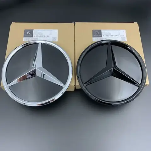 Car Styling for Mercedes Benz 2019 C CLASS C180 C260 C200 C300 W205 Auto Front Logo Emblem Grille Badge Accessories Decoration