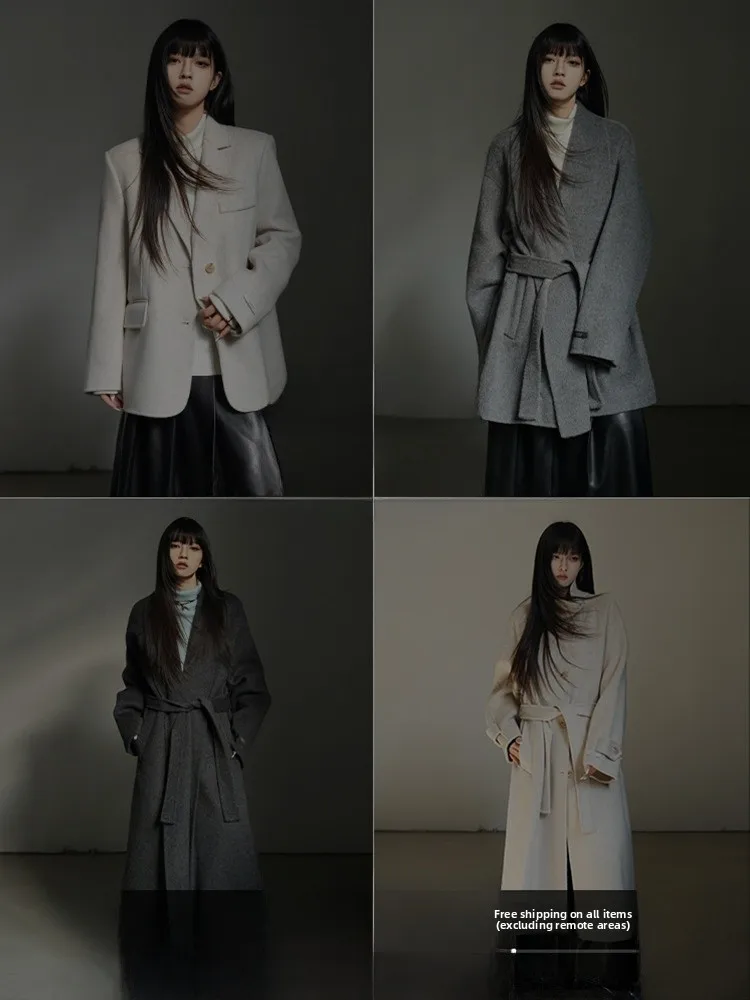 Double-Sided Woolen Coat Collection Sturdy And Warm Korean Sle Commute Thiened Long Sve Stand Collar Single Button
Double-Sided Woolen Coat Collection Sturdy And Warm Korean Sle Commute Thiened Long Sve Stand Collar Single Button