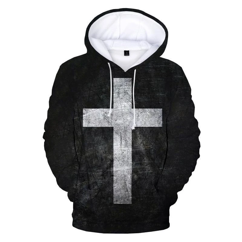 Trend Jesus Cross Pattern Hoodies Fashion Autumn Long Sleeve Men Women 3D Printed Hoodie Casual Loose Streetwear Christian Tops
Trend Jesus Cross Pattern Hoodies Fashion Autumn Long Sleeve Men Women 3D Printed Hoodie Casual Loose Streetwear Christian Tops