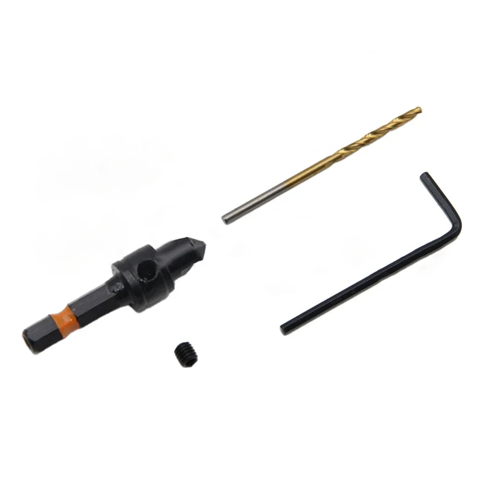 11pcs Countersink Drill Bit Set for Wood with Fast Stable Drilling Adjustable Depth 14mm Diameter and 82 Degree Angle
11pcs Countersink Drill Bit Set for Wood with Fast Stable Drilling Adjustable Depth 14mm Diameter and 82 Degree Angle