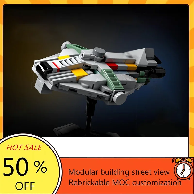 155PCS Popular Space War Movie Model MOC Building Bricks Spaceship Modular Technology Gifts Holiday Assemble Children Toy Suit
155PCS Popular Space War Movie Model MOC Building Bricks Spaceship Modular Technology Gifts Holiday Assemble Children Toy Suit