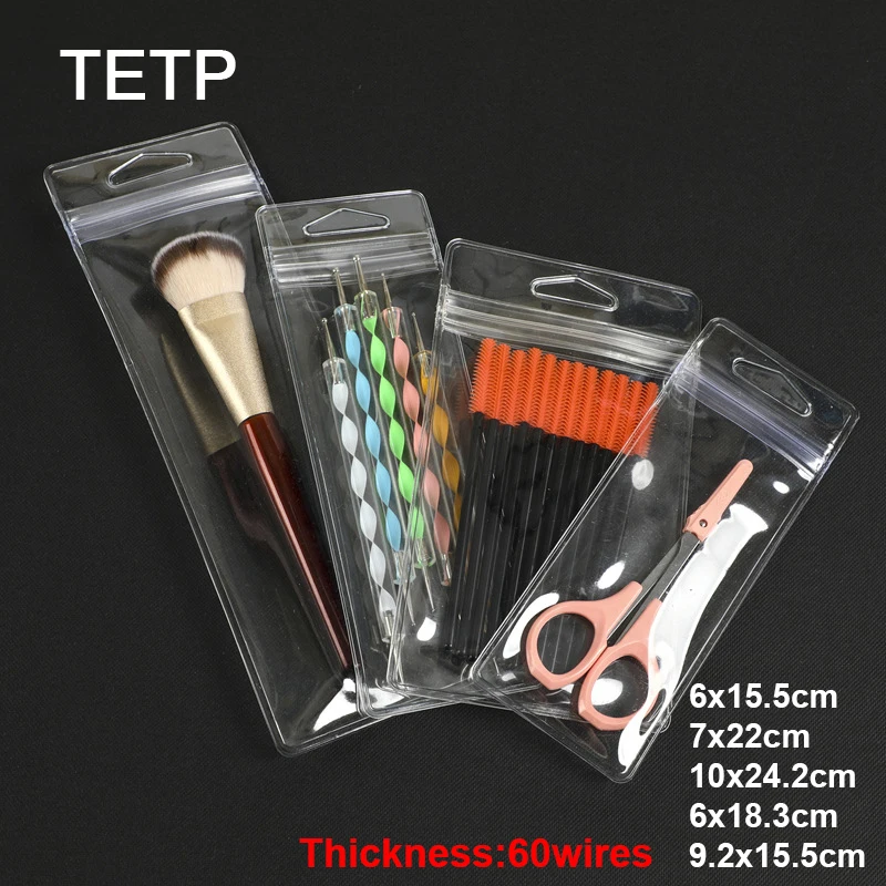 TETP 50Pcs PVC Thickened Self-Sealing Bag Transparent Packaging For Jewelry Sealed Moisture-Proof Bracelet Accessories Storage
TETP 50Pcs PVC Thickened Self-Sealing Bag Transparent Packaging For Jewelry Sealed Moisture-Proof Bracelet Accessories Storage