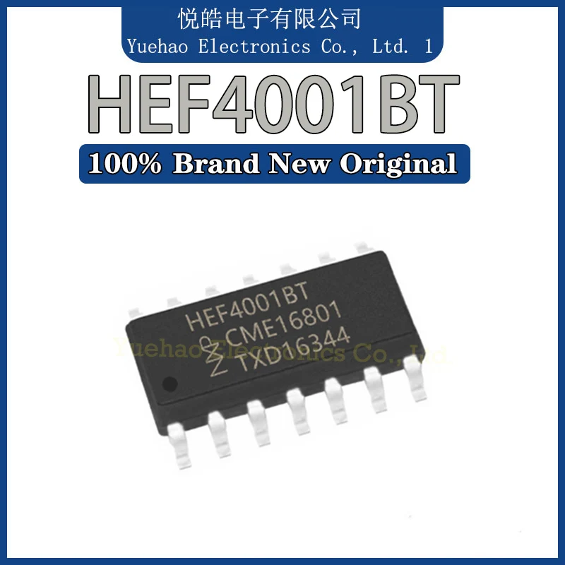 10-100pcs New Original HEF4001BT HEF4001B HEF4001 Replaceable CD4001BM IC Chip SOP-14
10-100pcs New Original HEF4001BT HEF4001B HEF4001 Replaceable CD4001BM IC Chip SOP-14