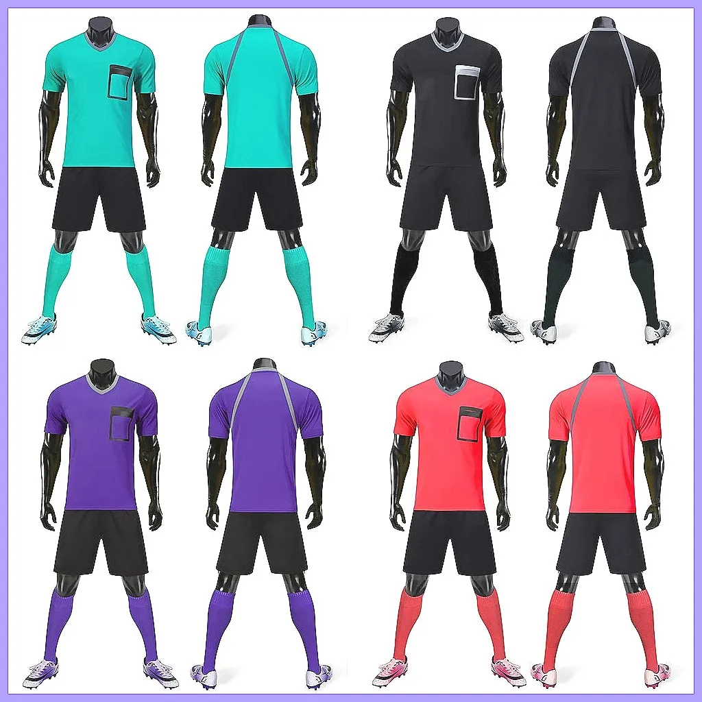wholesale price custom name factory sale Custom Soccer Shirt Professional Men's Football Referee Set, Soccer Referee Tracksuits & Jerseys with Shorts, Official Uniform France Spain Argentina England Brazil Morocco Belgium Germany Colombia
wholesale price custom name factory sale Custom Soccer Shirt Professional Men's Football Referee Set, Soccer Referee Tracksuits & Jerseys with Shorts, Official Uniform France Spain Argentina England Brazil Morocco Belgium Germany Colombia