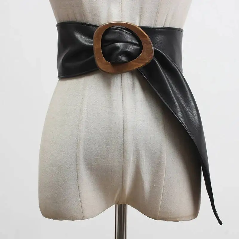 Soft Pu Leather Irregular Buckle Long Wide Belt Personality Women New Fashion All-match Spring Autumn 2026 T5DT
Soft Pu Leather Irregular Buckle Long Wide Belt Personality Women New Fashion All-match Spring Autumn 2026 T5DT