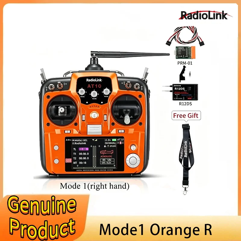 RadioLink AT10 II 2.4Ghz 10CH RC Transmitter with R12DS Receiver PRM-01 Voltage Return Module for RC Quadcopter Fixed Wing
RadioLink AT10 II 2.4Ghz 10CH RC Transmitter with R12DS Receiver PRM-01 Voltage Return Module for RC Quadcopter Fixed Wing
