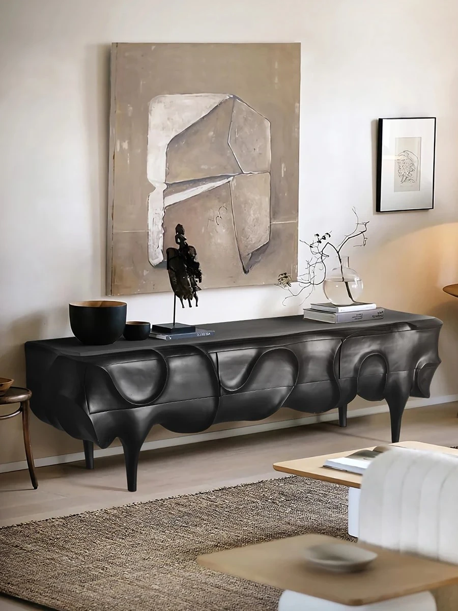 WWBlack Retro Solid Wood TV Nordic Living Room Personalized Floor Cabinet High Sense Audiovisual Cabinet
WWBlack Retro Solid Wood TV Nordic Living Room Personalized Floor Cabinet High Sense Audiovisual Cabinet
