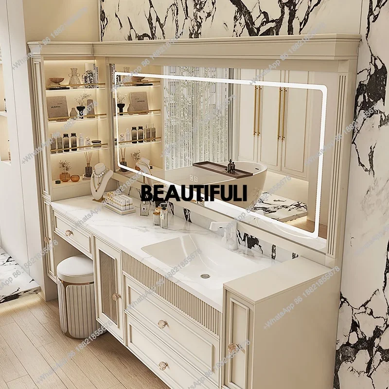 New arrive Rock Sinks Bathroom Cabinet French Vanity Ceramic Vertical Portable Toilet Wall Shelves Desk Storage Organizer Espejo
New arrive Rock Sinks Bathroom Cabinet French Vanity Ceramic Vertical Portable Toilet Wall Shelves Desk Storage Organizer Espejo