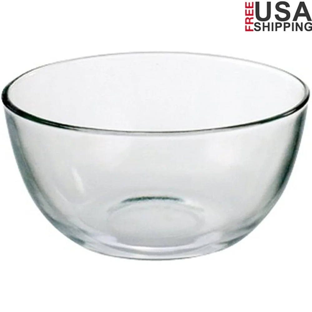 12-Piece 6-Inch Clear Glass Bowl Set Microwave Dishwasher Safe Durable Nesting Bowls Perfect Soup Salad Pasta Dessert
12-Piece 6-Inch Clear Glass Bowl Set Microwave Dishwasher Safe Durable Nesting Bowls Perfect Soup Salad Pasta Dessert