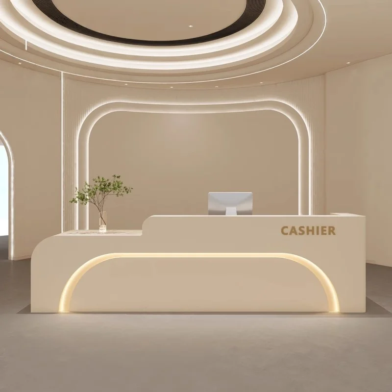 Customized.Luxury Elegant Reception Counter Durable Solid Surface Reception Desk Salon Front Desk
Customized.Luxury Elegant Reception Counter Durable Solid Surface Reception Desk Salon Front Desk