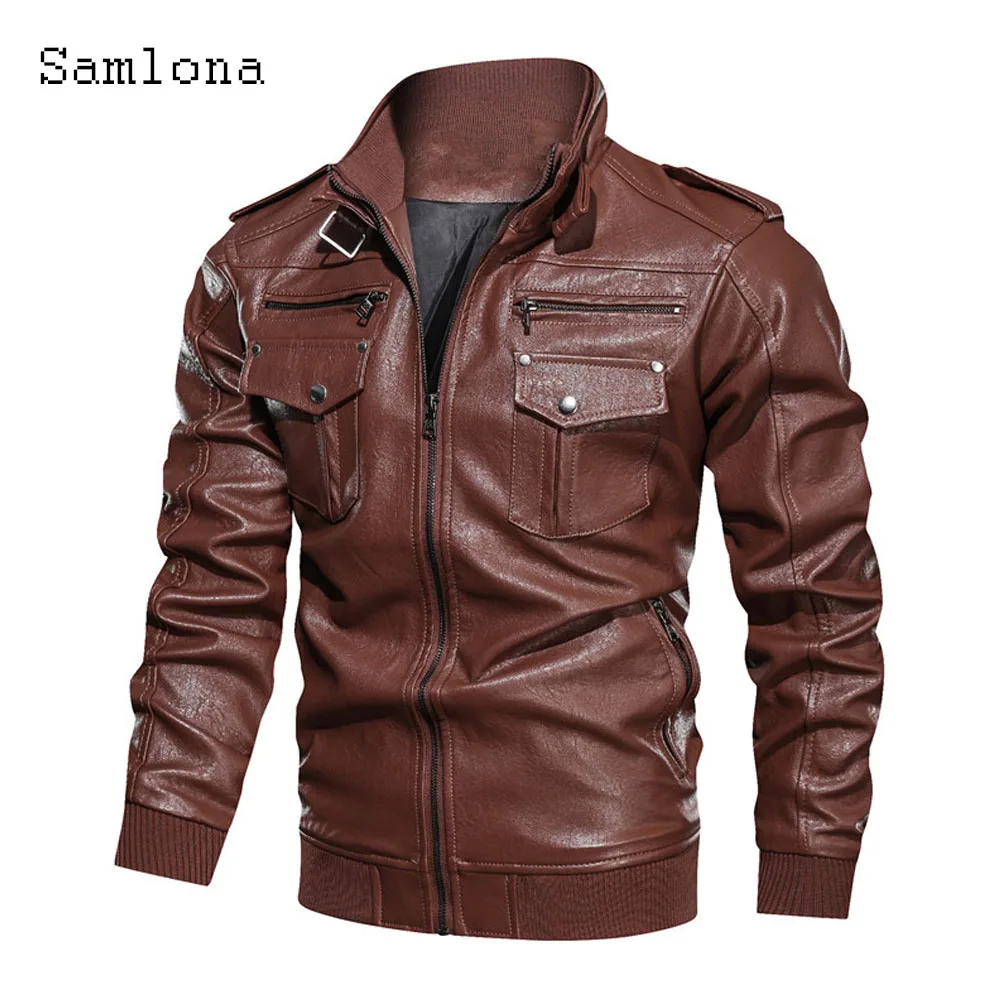 Motorcycle Pu Leather Jackets Men Casual Street Jacket Stand Pocket Coats 2024 Stylish simplicity Fashion Zipper Up Outerwear
Motorcycle Pu Leather Jackets Men Casual Street Jacket Stand Pocket Coats 2024 Stylish simplicity Fashion Zipper Up Outerwear