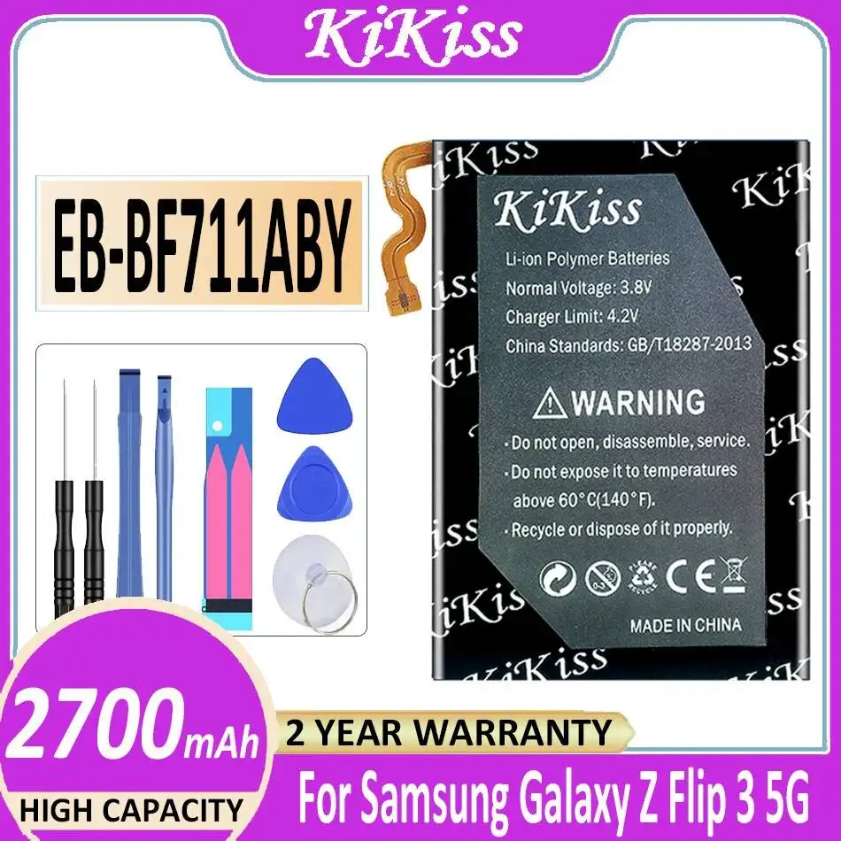 2700Mah Reliable Power Supply Mobile Phone Battery EB-BF711ABY For Samsung Galaxy Z Flip 3 5G F7110 SM-F711B
2700Mah Reliable Power Supply Mobile Phone Battery EB-BF711ABY For Samsung Galaxy Z Flip 3 5G F7110 SM-F711B