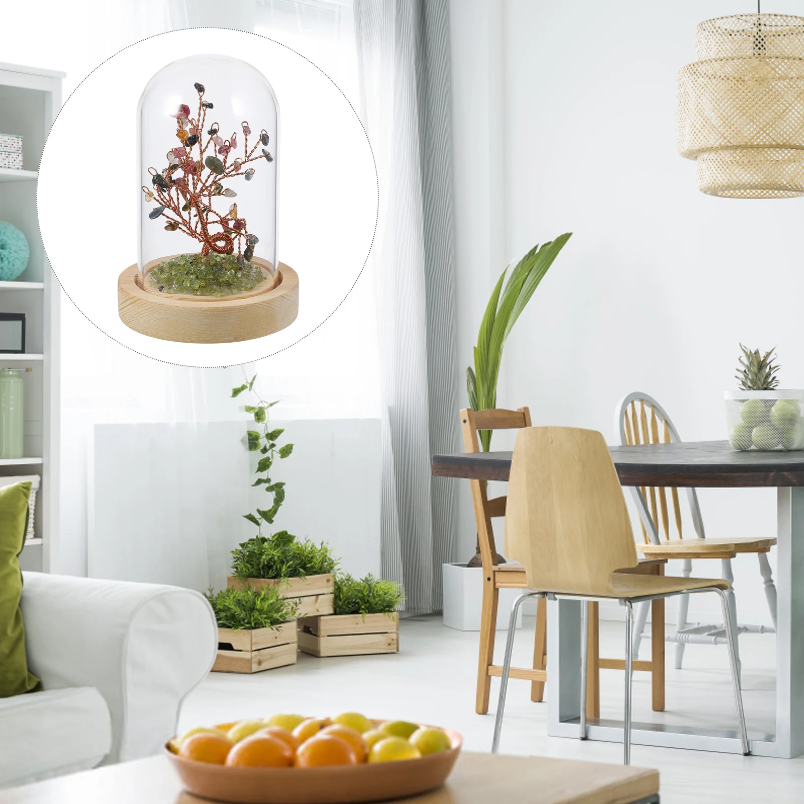 1Pcs Crystal Money Tree Handmade Feng Shui Ornament Desktop Decor Wealth Prosperity Career Luck Healing Crystal Crafts
1Pcs Crystal Money Tree Handmade Feng Shui Ornament Desktop Decor Wealth Prosperity Career Luck Healing Crystal Crafts