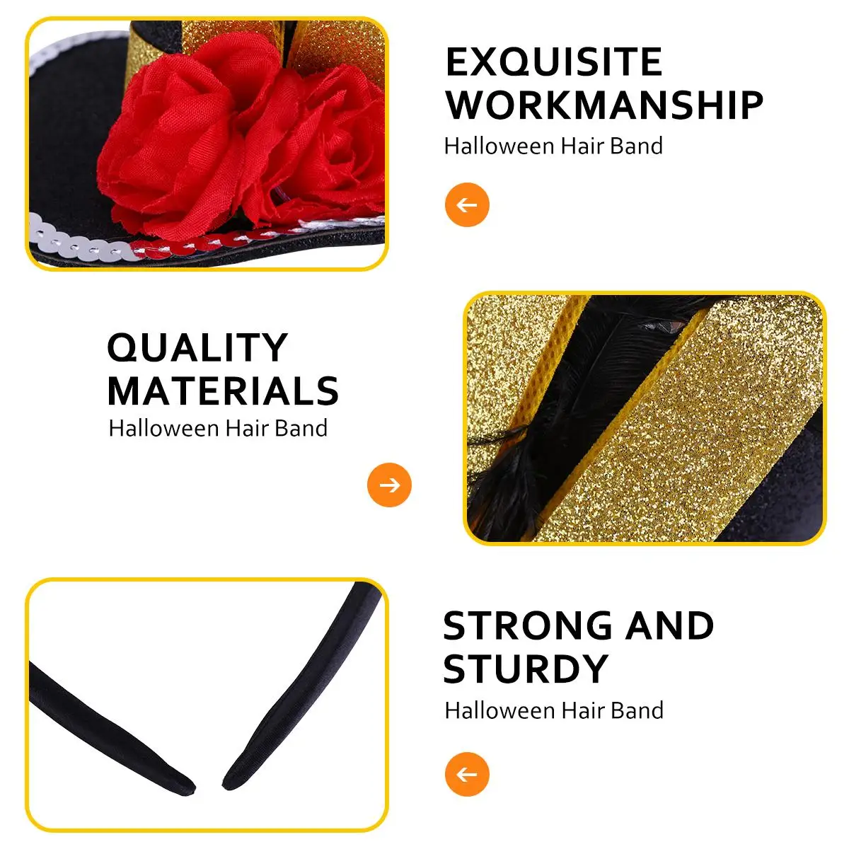 Шляпа повязка на голову Хэллоуин фестиваль волос представление головной убор модные аксессуары мини-обруч повязки на голову для девочек 
Шляпа повязка на голову Хэллоуин фестиваль волос представление головной убор модные аксессуары мини-обруч повязки на голову для девочек