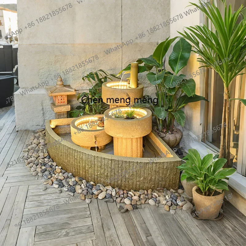 Ornaments, courtyard garden layout, fish pond landscaping, balcony decoration, outdoor circulating water featureH178
Ornaments, courtyard garden layout, fish pond landscaping, balcony decoration, outdoor circulating water featureH178