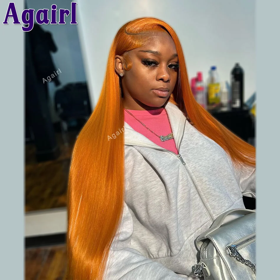 Orange Color 5x5 Lace Closure Glueless Wig 30 32 Inch 13x4 13x6 Lace Frontal Wig Bone Straight Human Hair Wigs Pre Plucked 200%
Orange Color 5x5 Lace Closure Glueless Wig 30 32 Inch 13x4 13x6 Lace Frontal Wig Bone Straight Human Hair Wigs Pre Plucked 200%