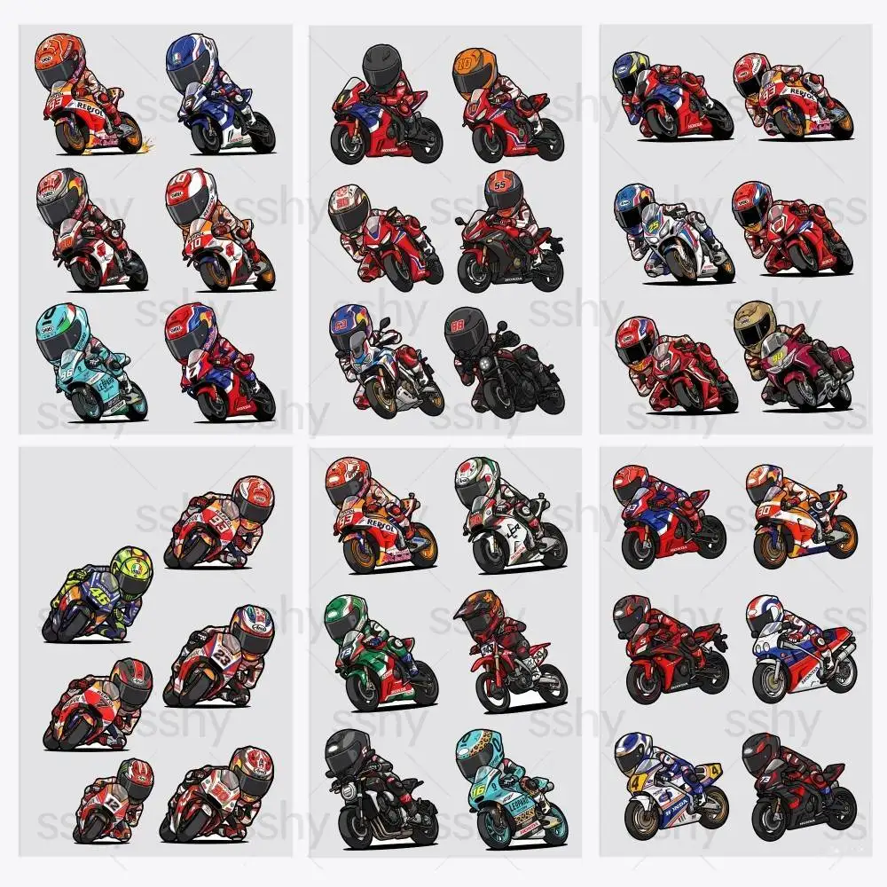 FOR HONDA RACING RIDER Reflective motorcycle stickers, 3M safety warning at night in the dark scooter helmets
FOR HONDA RACING RIDER Reflective motorcycle stickers, 3M safety warning at night in the dark scooter helmets