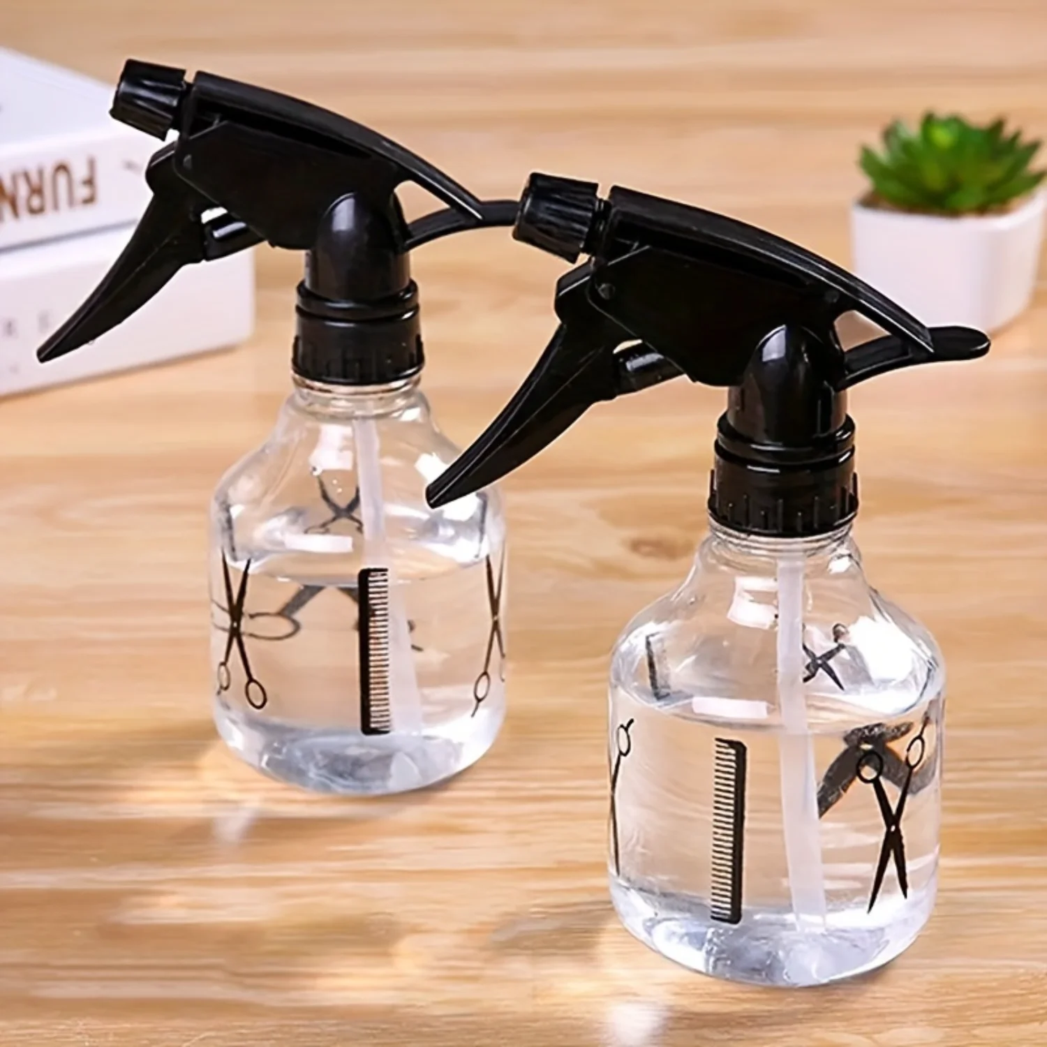 250ml Hairdressing Water Spray Bottle - Clear, Scissors Design, Refillable Mist Sprayer - Salon, Gardening, Cleaning
250ml Hairdressing Water Spray Bottle - Clear, Scissors Design, Refillable Mist Sprayer - Salon, Gardening, Cleaning