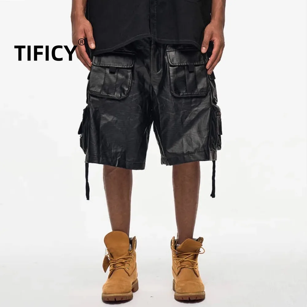 High Street RO Style Shorts Men's Coated Zipper Multi Pocket Casual Loose Strap Tactical Shorts Summer Men Clothing
High Street RO Style Shorts Men's Coated Zipper Multi Pocket Casual Loose Strap Tactical Shorts Summer Men Clothing