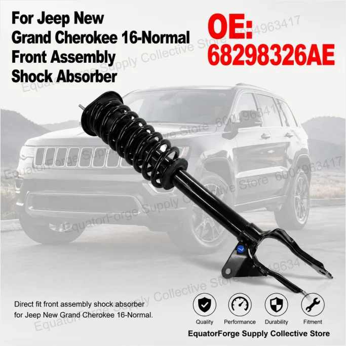 Direct Fit High Stability Direct OE Fit Front Assembly Shock Absorber for Jeep New Grand Cherokee 16-Normal - 68298326AE
Direct Fit High Stability Direct OE Fit Front Assembly Shock Absorber for Jeep New Grand Cherokee 16-Normal - 68298326AE