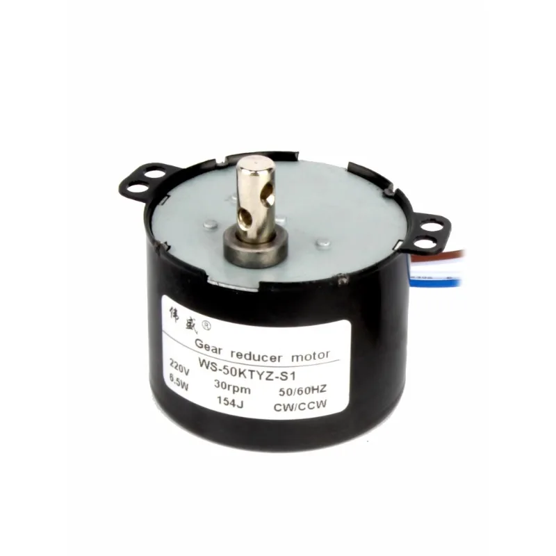 50KTYZ permanent magnet synchronous motor 6.5W barber shop lamp motor 220V AC synchronous motor
50KTYZ permanent magnet synchronous motor 6.5W barber shop lamp motor 220V AC synchronous motor