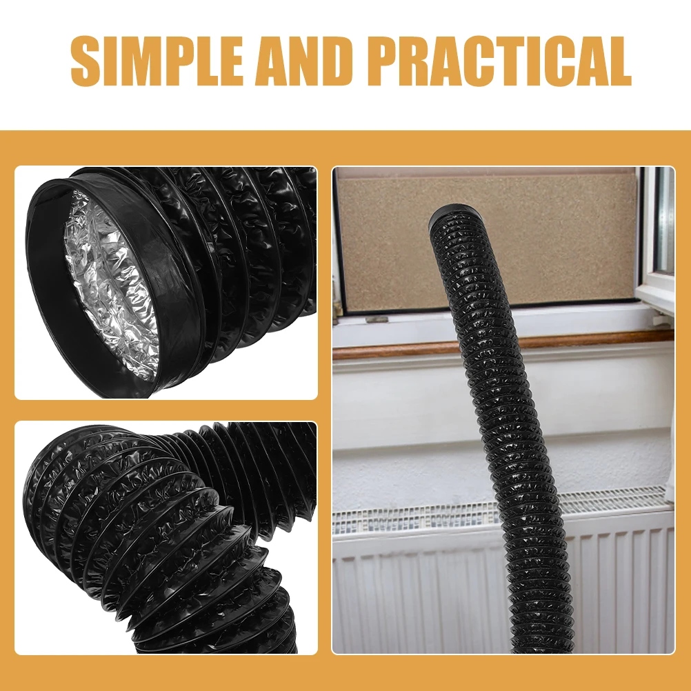 Thickened Flexible Aluminum Duct 100mm Dryer Vent Hose Smooth Inner Wall PVC Surface Durable Deformation Resistant
Thickened Flexible Aluminum Duct 100mm Dryer Vent Hose Smooth Inner Wall PVC Surface Durable Deformation Resistant