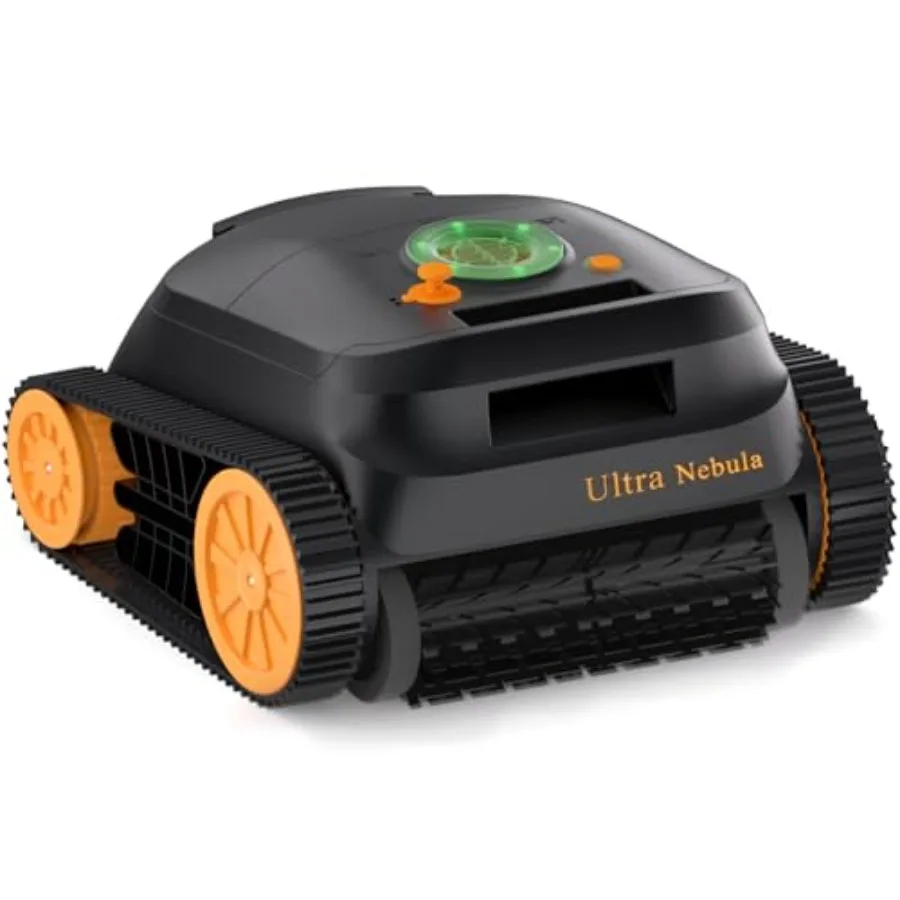 Cordless Pool Vacuum Robot for inground and above ground pools up to 3229 sq.ft, ABS plastic body, black-gray color, 5580 GPH s
Cordless Pool Vacuum Robot for inground and above ground pools up to 3229 sq.ft, ABS plastic body, black-gray color, 5580 GPH s