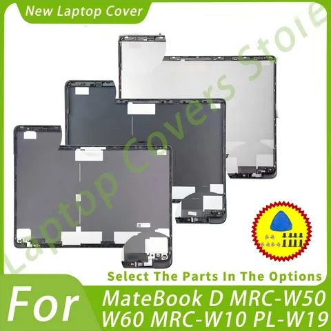 New Top Lid For Matebook D MRC PL MRC-W50/W60/W00 PL-W09 LCD Back Cover Metal Replacement Silver/Black/Gray Color
