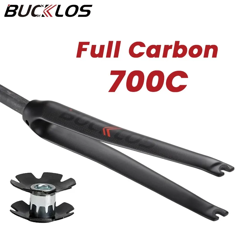 BUCKLOS 700C Road Bike Fork Carbon Fiber Bicycle Fork 28.6 Straight Tube Front Forks Ultralight 700C Fork Fit Quick Release
BUCKLOS 700C Road Bike Fork Carbon Fiber Bicycle Fork 28.6 Straight Tube Front Forks Ultralight 700C Fork Fit Quick Release