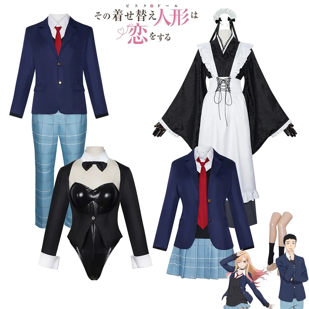 Anime My Dress Up Darling Kitagawa Marin Gojo Wakana Cosplay Costume Women Men Bunny Girl Suit Kimono Uniform Party Clothes
Anime My Dress Up Darling Kitagawa Marin Gojo Wakana Cosplay Costume Women Men Bunny Girl Suit Kimono Uniform Party Clothes
