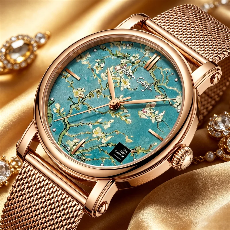 Van Gogh Original Ladies Watch Waterproof Mesh Stainless Steel Band Fashion Sport Quartz Women Wristwatch
Van Gogh Original Ladies Watch Waterproof Mesh Stainless Steel Band Fashion Sport Quartz Women Wristwatch