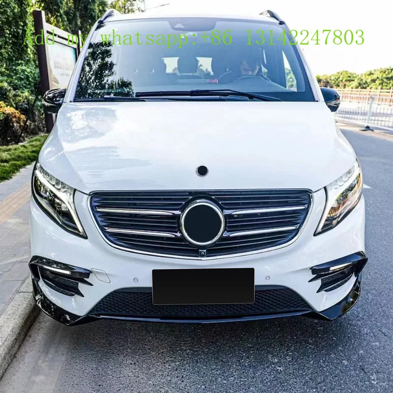 Kit Front Bumper with Hood Tail Pipes Bodykit for Vclass Vito V260 V250 Metris Mpv Van Black Carton ABS
Kit Front Bumper with Hood Tail Pipes Bodykit for Vclass Vito V260 V250 Metris Mpv Van Black Carton ABS