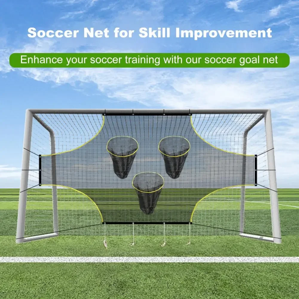Soccer Goal Net with Scoring Zones Portable Folding Outdoor Football Goal Target Training Aid Soccer Net for Backyard Football
Soccer Goal Net with Scoring Zones Portable Folding Outdoor Football Goal Target Training Aid Soccer Net for Backyard Football