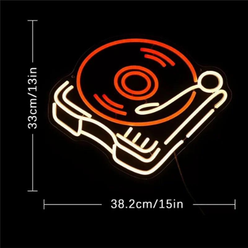 Retail Neon Lamp Of Vinyl Records, Red Record Sign, Usb Powered Light, Sign Of Music Studio, Art Decoration Of Recording Shop
Retail Neon Lamp Of Vinyl Records, Red Record Sign, Usb Powered Light, Sign Of Music Studio, Art Decoration Of Recording Shop
