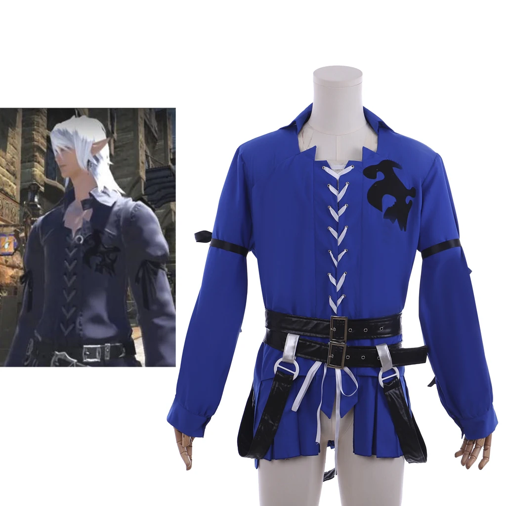 Игра FF14 Estinien Wyrmblood Косплей Костюм Взрослых Мужчин Синяя Боевая Униформа Костюм Хэллоуин Карнавал Вечеринка Воин Маскировка
Игра FF14 Estinien Wyrmblood Косплей Костюм Взрослых Мужчин Синяя Боевая Униформа Костюм Хэллоуин Карнавал Вечеринка Воин Маскировка