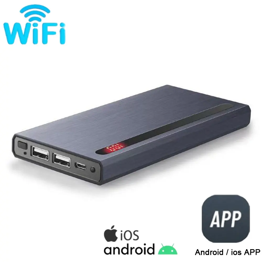 Multi functional wireless charging power bank, WIFI version, supports IOS and Android
Multi functional wireless charging power bank, WIFI version, supports IOS and Android