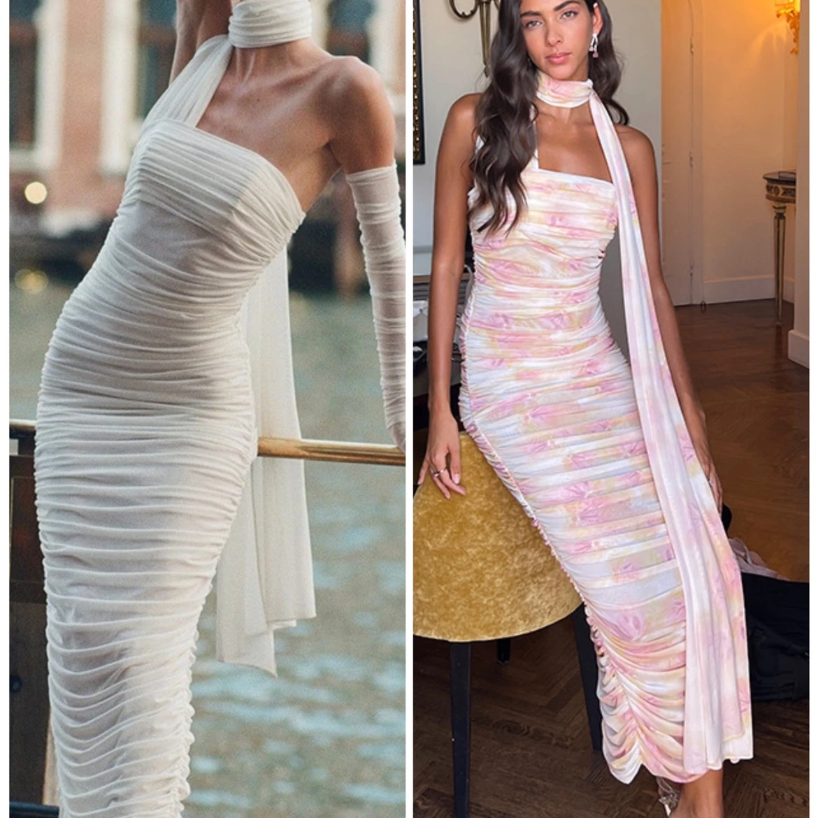 Women Temperament Slim Mesh Dress 2023 New Elastic Slim Fit Bra Strap Design dress
Women Temperament Slim Mesh Dress 2023 New Elastic Slim Fit Bra Strap Design dress