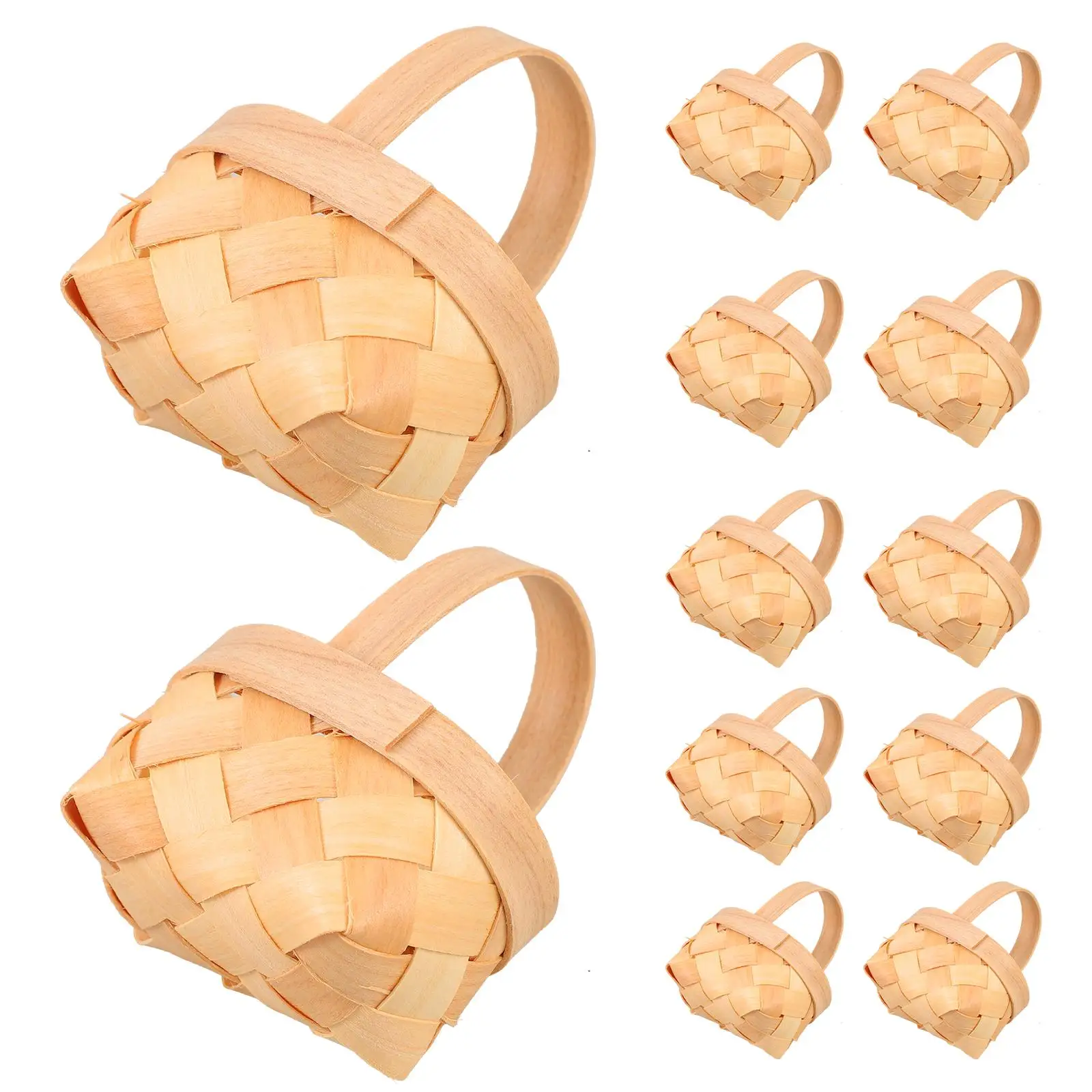 20 Pcs Wood Chip Candy Hamper Wedding Supplies Rustic Decor Woven Baskets for Gifts Mini Tote Packaging Bread Playing House
20 Pcs Wood Chip Candy Hamper Wedding Supplies Rustic Decor Woven Baskets for Gifts Mini Tote Packaging Bread Playing House