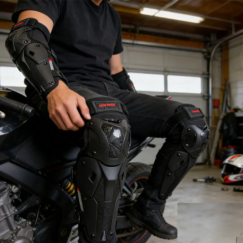 Спортивное снаряжение для мотоциклов: вентилируемые наколенники и налокотники, защита для мотокросса и бездорожья, износостойкая защитная экипировка.
Спортивное снаряжение для мотоциклов: вентилируемые наколенники и налокотники, защита для мотокросса и бездорожья, износостойкая защитная экипировка.