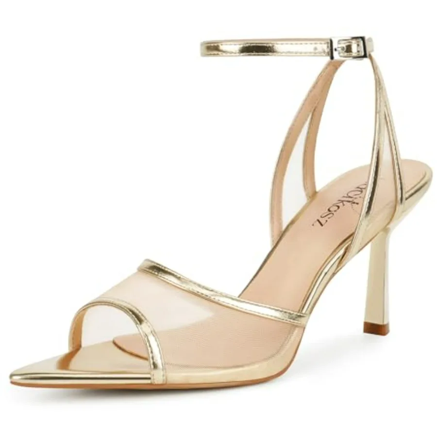 LACIKOSZ Mesh High Heels Womens Strappy Sandals Wedding Bride Dressy Shoes Pointed Toe Ankle Strap Sandals
LACIKOSZ Mesh High Heels Womens Strappy Sandals Wedding Bride Dressy Shoes Pointed Toe Ankle Strap Sandals