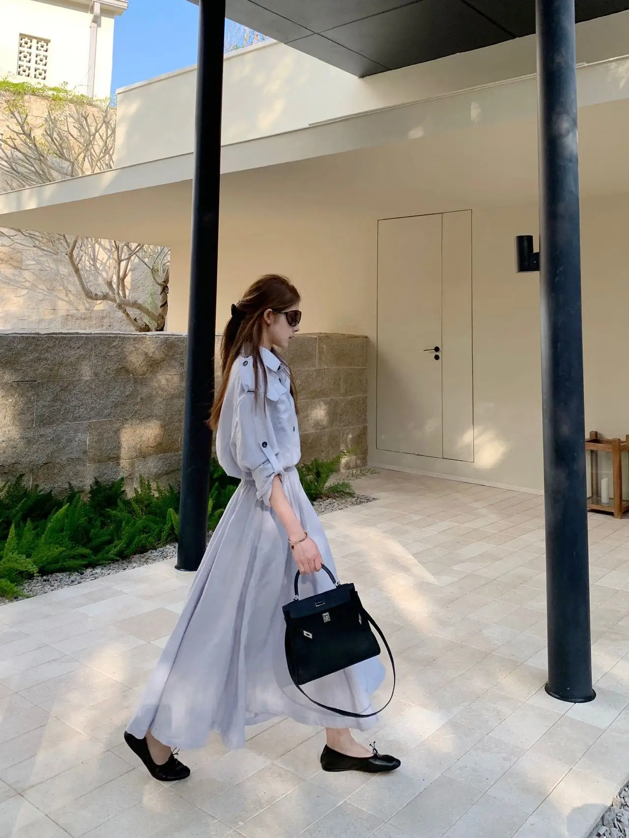 Vintage Korean Style Workwear Dress Slim Fit High Waist A-Line Skirt Long Sleeve Single Button Closure Neck Summer Dress
Vintage Korean Style Workwear Dress Slim Fit High Waist A-Line Skirt Long Sleeve Single Button Closure Neck Summer Dress