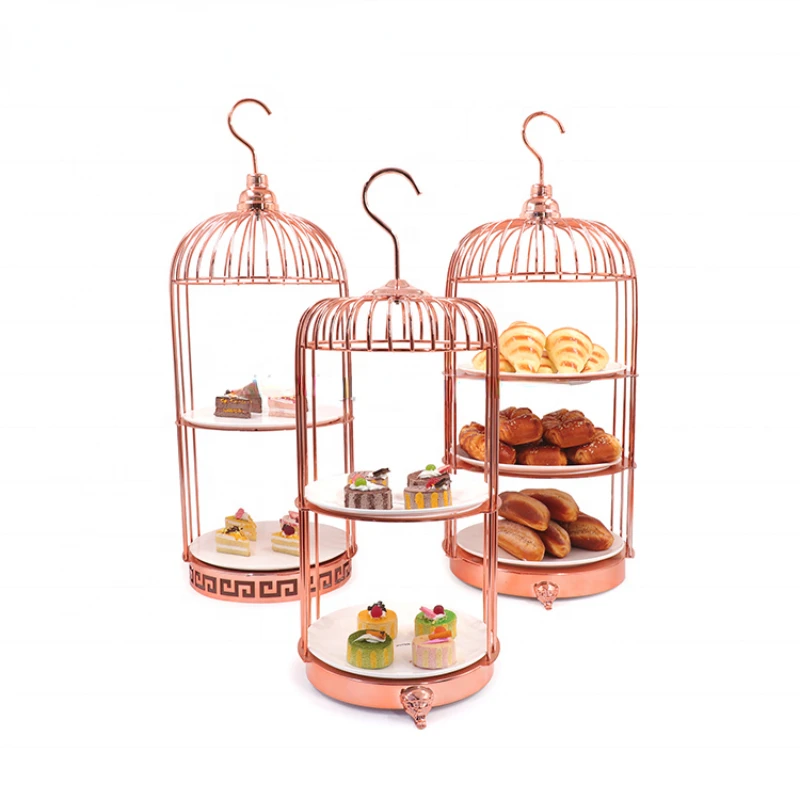 cafeteria luxury rose gold dessert stand 2 tier afternoon tea display rack stainless steel birdcage cake stand
cafeteria luxury rose gold dessert stand 2 tier afternoon tea display rack stainless steel birdcage cake stand