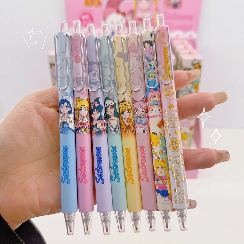 6/24pcs Sailor Press Center Cartoon Student Beautiful Girl Transformed Into Sanrio Black Signing Pen Student Signing Pengift
6/24pcs Sailor Press Center Cartoon Student Beautiful Girl Transformed Into Sanrio Black Signing Pen Student Signing Pengift