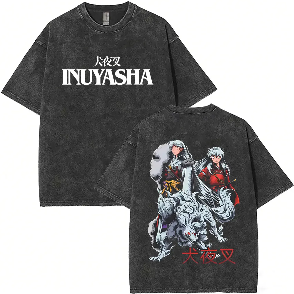 Washed Vintage Anime Inuyasha Sesshoumaru Graphic T-shirt Men Women 90s Retro Manga Cotton T Shirts Men's Funny Cartoon T-shirts
Washed Vintage Anime Inuyasha Sesshoumaru Graphic T-shirt Men Women 90s Retro Manga Cotton T Shirts Men's Funny Cartoon T-shirts