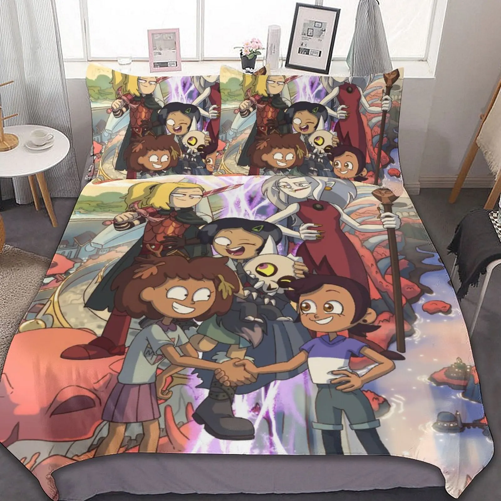 The Owl House X Amphibia Bedding Set Quilt Disney Duvet Cover Comforter Pillow Case Bedclothes Children Kid Boy Bed Bedroom Sets
The Owl House X Amphibia Bedding Set Quilt Disney Duvet Cover Comforter Pillow Case Bedclothes Children Kid Boy Bed Bedroom Sets